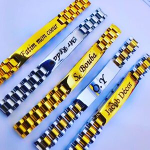 BRACELET ROLEX MIXTE PERSONNALISE